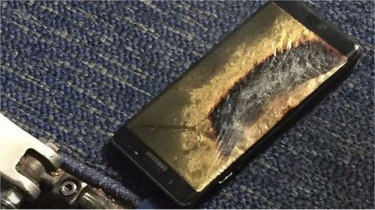 Galaxy Note 7 се запали в самолет в Япония