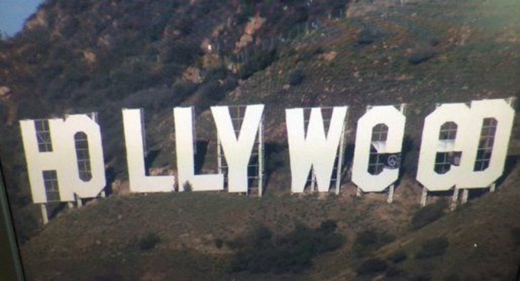 Преправиха култовия надпис в Холивуд да изписва HollyWeed