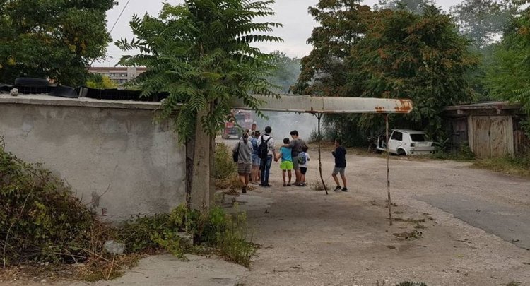 Фас подпали гараж в Димитровград