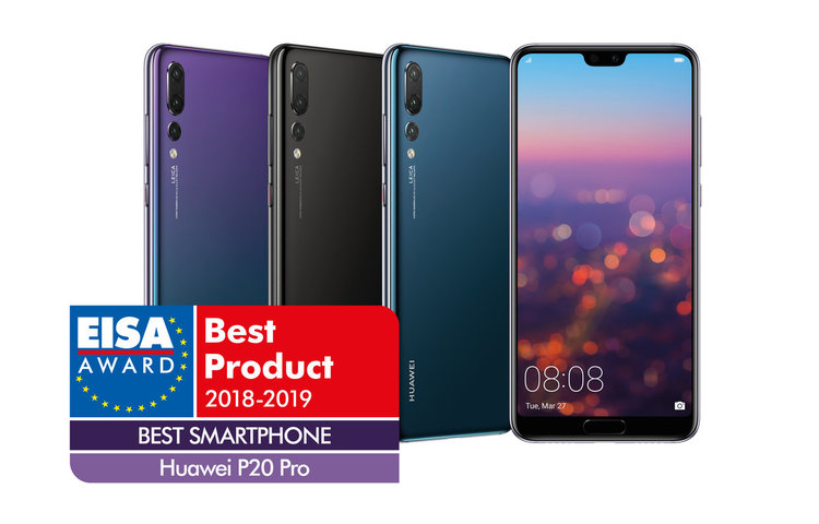 Huawei P20 Pro печели приза на EISA „Най-добър смартфон на годината“