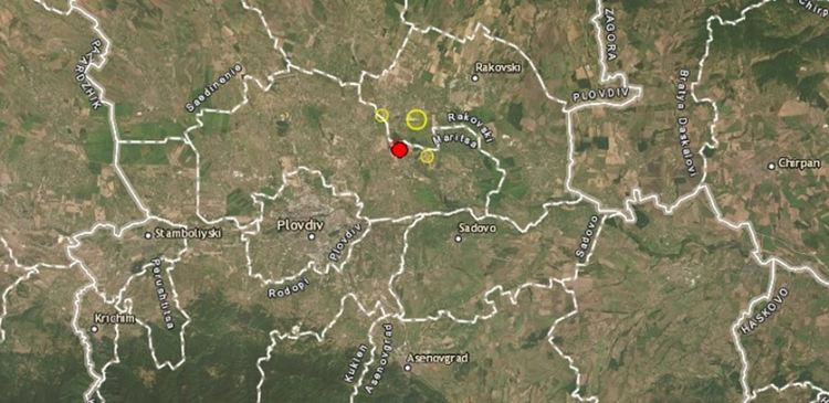 Нов земен трус в Пловдивско