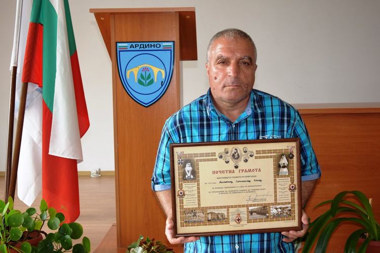 Алимехмед Ахмед от Ардино отличен с почетна грамота за доброволно кръводаряване