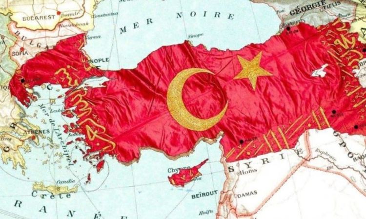 Турски депутат от управляващата партия публикува карта на Турция с присъединени български територии