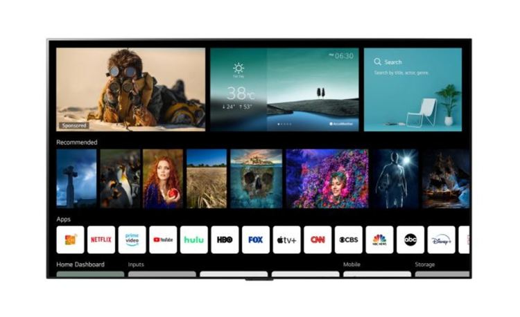 LG пpeдcтaви wеbОЅ 6.0 за своите cмapт тeлeвизopи
