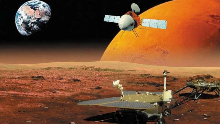 Китайската сонда "Тянвън-1" навлезе в орбита около Марс