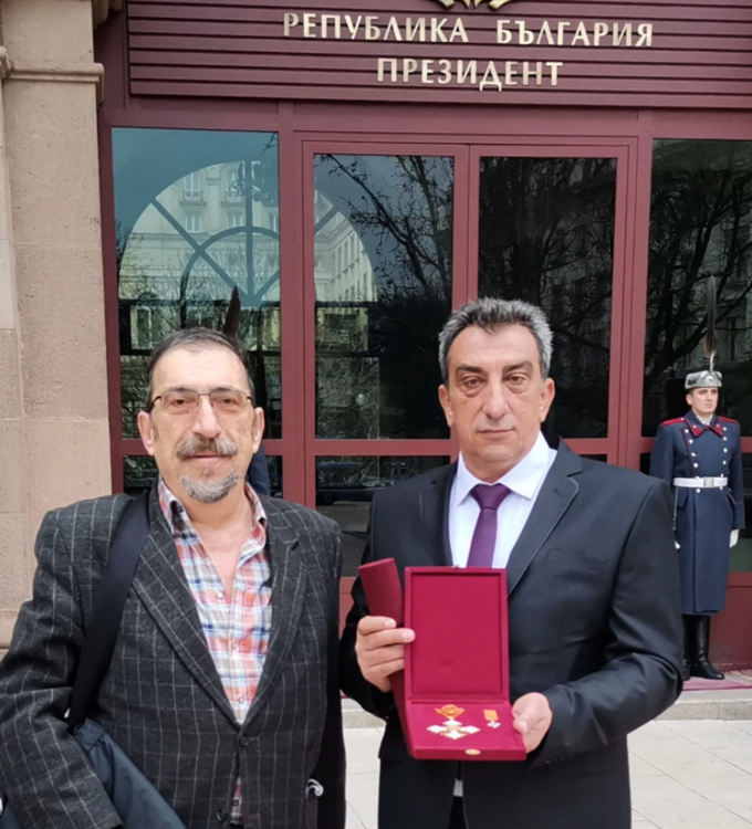 Отличие „Св. Св. Кирил и Методий“ от президента за Ивайло Балабанов