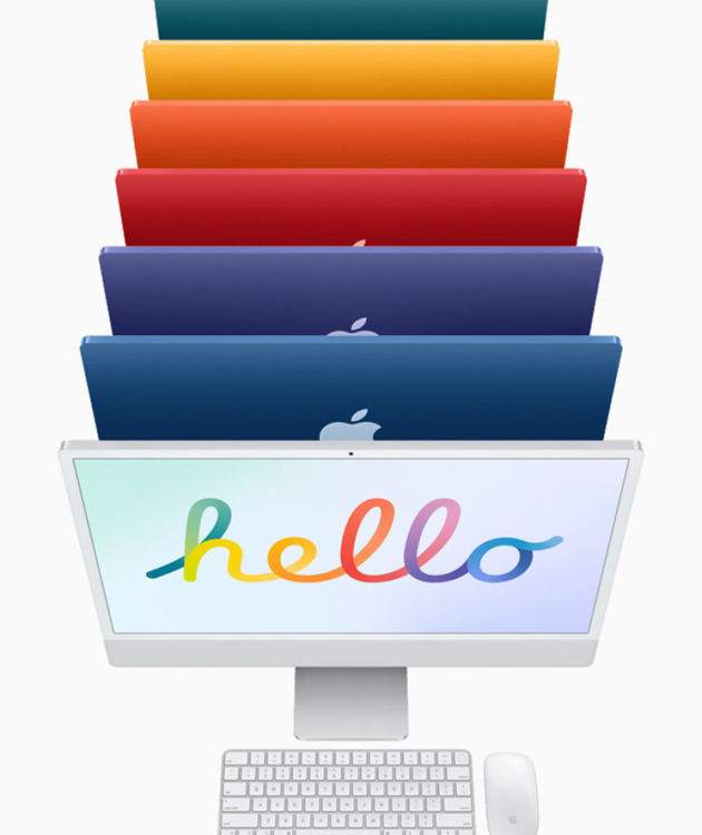 Новият iMac идва с М1 чип и седем нови цвята