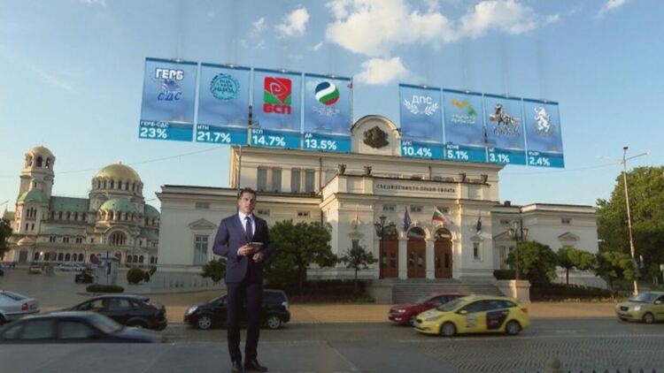 Първи прогнозни резултати: ГЕРБ-СДС с крехка преднина пред ИТН