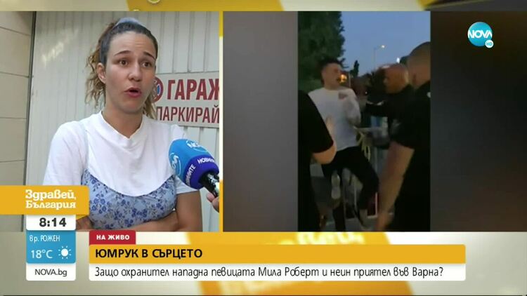 Охранители нападнали и удрали Мила Робърт и приятеля ѝ