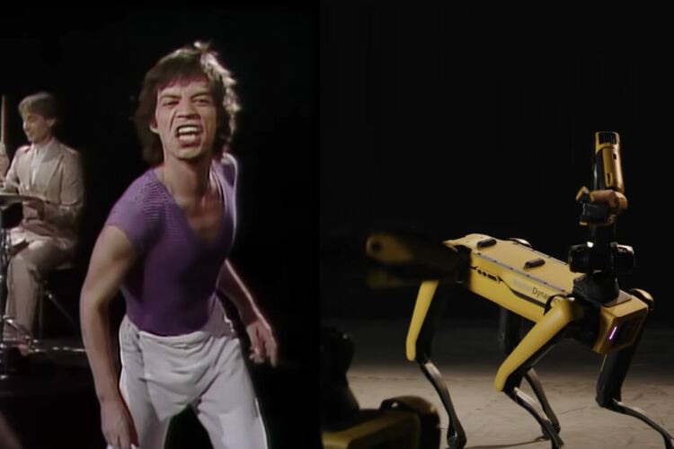 Трибют: Роботи танцуват на култово парче на Rolling Stones