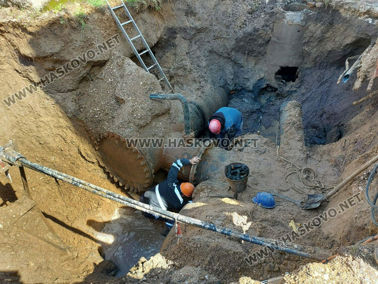 Два хасковски квартала без вода заради пропадане на спирателен кран