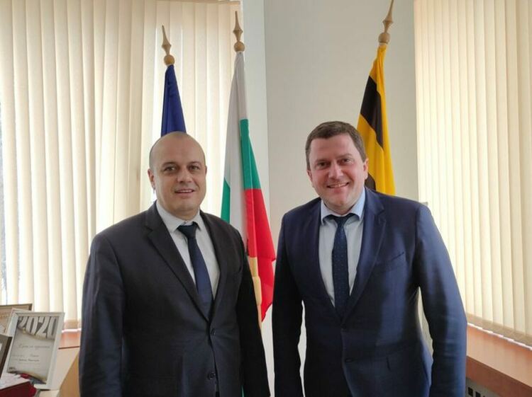 Кметът на Община Перник Станислав Владимиров се срещна с министъра на туризма Христо Проданов