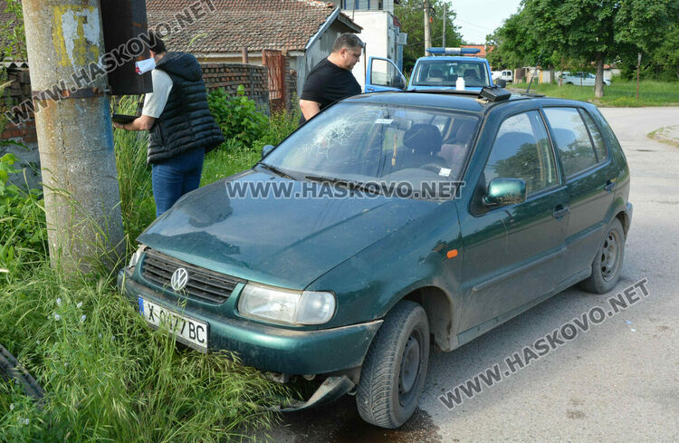 Разследват инцидент с катастрофирала кола в кв.“Болярово“