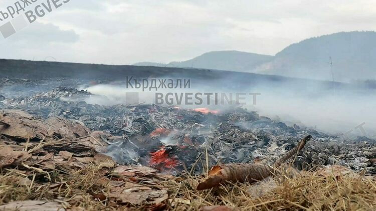 Потушиха пожар в землището на село Соколяне