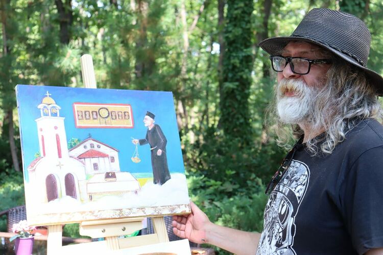 8 художници рисуват с цветни палитри за Деня на Хасково 