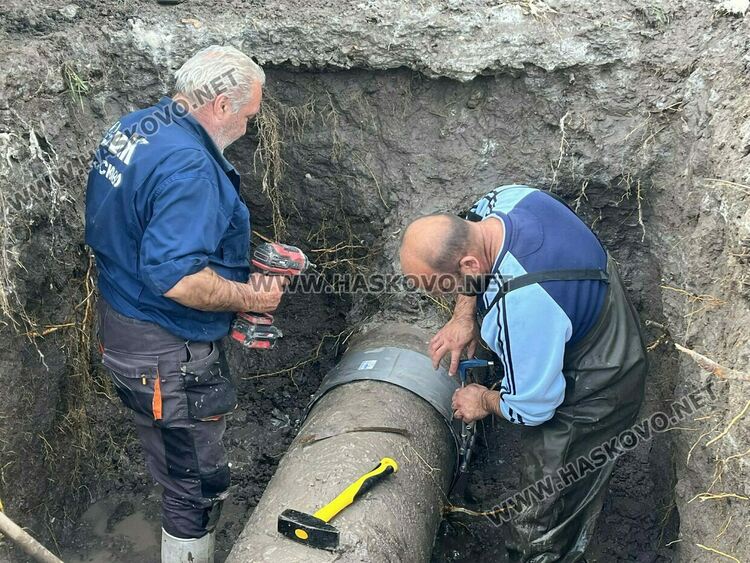 Хасковският квартал „Дружба“ и части от 7 села в региона са без вода